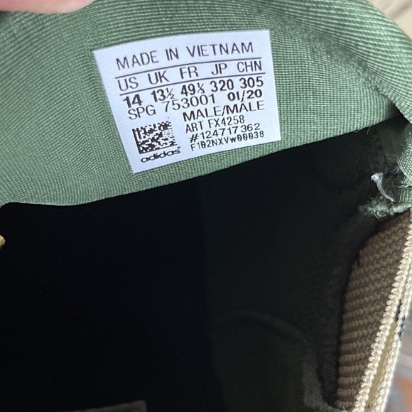 Addidas Icon V Bounce Men's USA Camo Baseball Metal Cleats Shoes FX4258 Size 14 - Picture 9 of 9